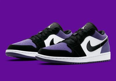 Air Jordan 1 Low Court Purple  A127