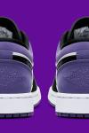 Air Jordan 1 Low Court Purple  A127