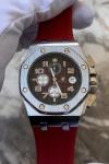 AP ChronoGraph Kırmızı- Gümüş  Erkek Kol Saati | S744