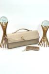BOTTEGA VENETTA ANDİAMO CLUTCH BAG AQUALTİY BEJ