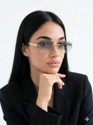 Cartier Açık Mavi İthal Kadın Gözlük G4125-ILY