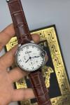 Cartier Bordo Deri Kordon Erkek Saat | S729