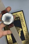 Cartier Bordo Deri Kordon Erkek Saat | S729