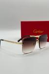 Cartier Kahverengi İthal Erkek Güneş Gözlük G3216-VLL