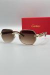 Cartier Kahverengi İthal Unisex Gözlük G3668-VLL