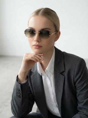 Cartier Kahverengi İthal Kadın Güneş Gözlük G3798