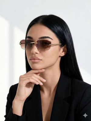 Cartier Kahverengi İthal Kadın Gözlük G3958-ILY