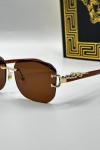Cartier Kahverengi  Unisex Güneş Gözlüğü  G1761-VLL