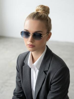 Cartier Mavi İthal Kadın Güneş Gözlük G3797