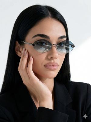 Cartier Mavi İthal Kadın Gözlük G4145-ILY