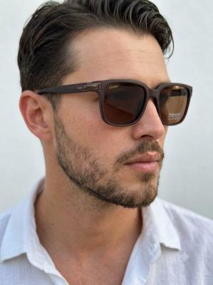 Cartier Polarized Kahverengi İthal Erkek Gözlük G4647-ILY