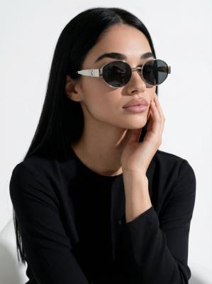 Celine Gümüş İthal Kadın  Güneş Gözlük G3812-VLL