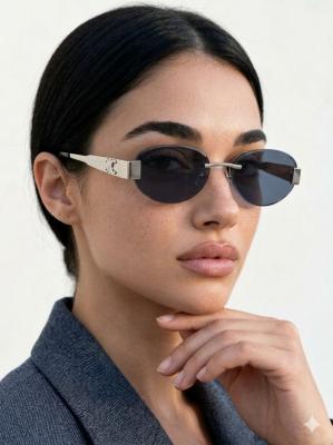 Celine Rimless Oval Gümüş İthal Kadın Gözlük G4439-VLL