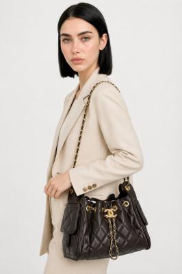 Chanel Acı Kahve Kadın Kol-Omuz Çantası VLT-432