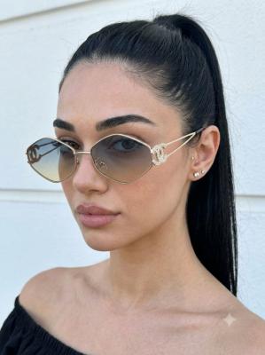 Chanel Logolu Degrade Cam Metal Güneş Gözlüğü G4707-CN