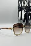 Chanel Taş Detaylı Leopar İthal Kadın Gözlük | G1876