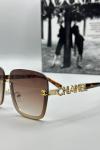 Chanel Taş Detaylı Leopar İthal Kadın Gözlük | G1876