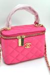 Chanel Vanity Case With Miror Fuşya Kadın Çanta VLT328