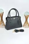Coach Model Darcie Carryall Siyah Deri El ve Omuz Çantası VLT-507