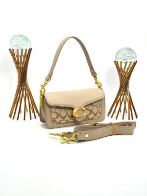 Coach Pillow Tabby Mini Size Bej Desenli Kadın Çanta VLT364