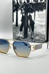 Dior Metal Kasa Renkli Cam Unisex Güneş Gözlüğü | G1415