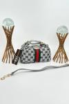 Gucci GG Desenli Mini Vanity Bag (Ayarlanabilir Uzun Askılı)
