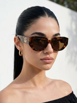 Gucci GG1421S Kahverengi Kadın Güneş Gözlüğü G4704-VLL