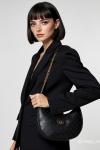 Gucci Ophidia Small GG Siyah Supreme Yarım Ay Kadın Omuz Çantası VLT-469