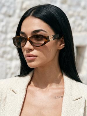 Gucci Oval Frame Leopar İthal Kadın Gözlük G4461-VLL