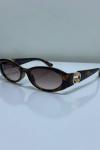 Gucci Oval Frame Leopar İthal Kadın Gözlük G4605-VLL
