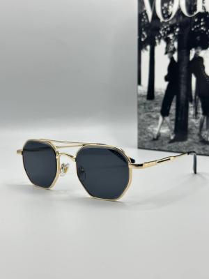 Gucci Siyah Cam Gold Çerçeve Unisex Güneş Gözlüğü   G1408