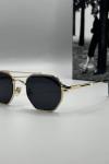 Gucci Siyah Cam Gold Çerçeve Unisex Güneş Gözlüğü |  G1408