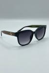 Gucci Web Stripe Round-Frame Siyah Kadın Gözlük G4714-CN