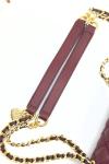 GUESS CAPİTONE CROSSBODY BAG BORDO