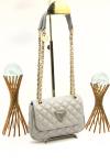 GUESS CAPİTONE CROSSBODY BAG FÜME