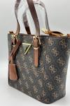 Guess Crosbosy Black Brown Kadın Çanta | VLT306