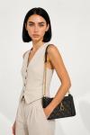 Guess Stephi Sİyah Mini Logolu Siyah Çanta VLT-440