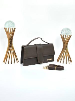 Jacquemus Le Bambino Large Sholuder Koyu Kahverengi Kadın Çanta VLT338