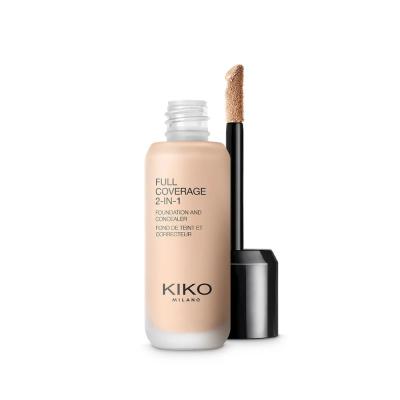 Kiko Full Coverage 2-in-1 Foundation - Concealer 01-NATURAL