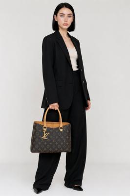 Louis Vuitton Monogram Empreinte Kahverengi Deri Kadın El ve Omuz Çantası VLT-458
