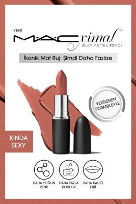 Mac Nemlendirme Etkili Yoğun Renk Sağlayan Ruj - Kinda Sexy