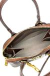 Miu Miu AVENTURE NAPPA TOP HANDLE BAG BLACK PARLAK