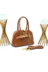 Miu Miu AVENTURE NAPPA TOP HANDLE BAG BROWN