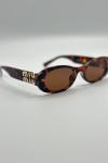 Miu Miu Glimpse MU 06ZS Leopar Kadın Gözlük G4701-CN
