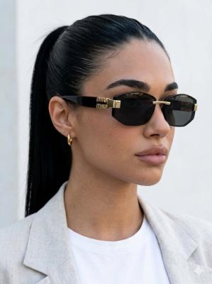 Miu Miu Gold- Siyah İthal Kadın Gözlük G4576-VLL