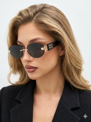 Miu Miu İthal Siyah -Gold Kadın Gözlük G4290-EMN