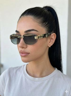 Miu Miu Kamuflaj Yeşil İthal Kadın Gözlük G4574-VLL