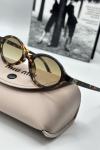 Miu Miu Leopar Kahve Cam ithal Kadın Gözlük G4518-ILY