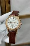 Patek Philippe Kahverengi Deri Kordon Erkek Kol Saati | S748