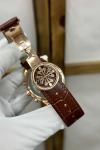 Patek Philippe Kahverengi Deri Kordon Erkek Kol Saati | S748
